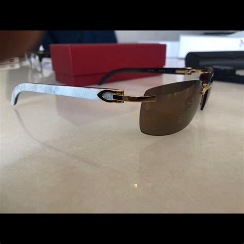 cartier buffalo horn glasses for cheap|cartier genuine horn 140.